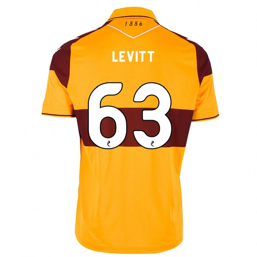 Danxen Heren Dylan Levitt #63 Kastanjebruin Oranje Thuisshirt Thuistenue 2026/27 T-Shirt België
