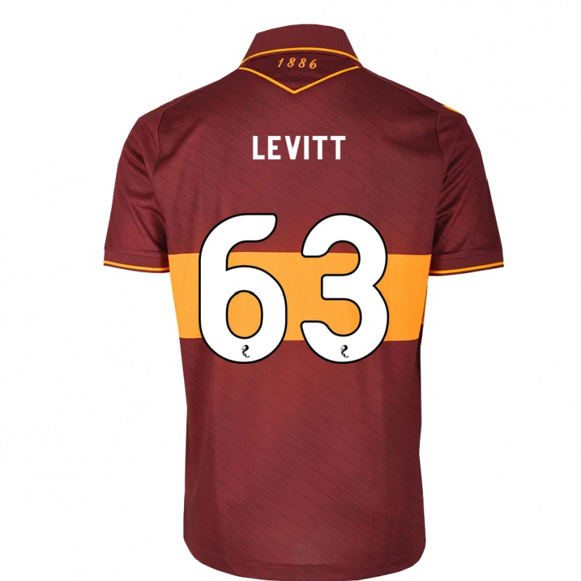 Danxen Heren Dylan Levitt #63 Oranje Kastanjebruin Uitshirt Uittenue 2026/27 T-Shirt België