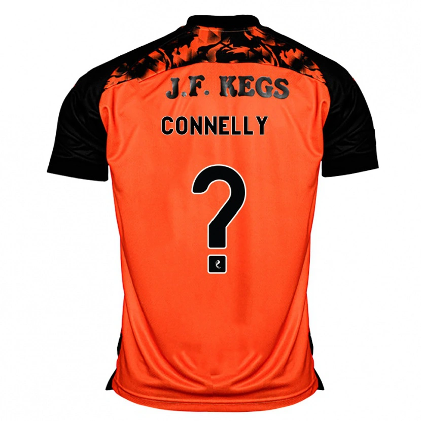 Danxen Dames David Connelly #0 Oranje Zwart Wit Thuisshirt Thuistenue 2026/27 T-Shirt België
