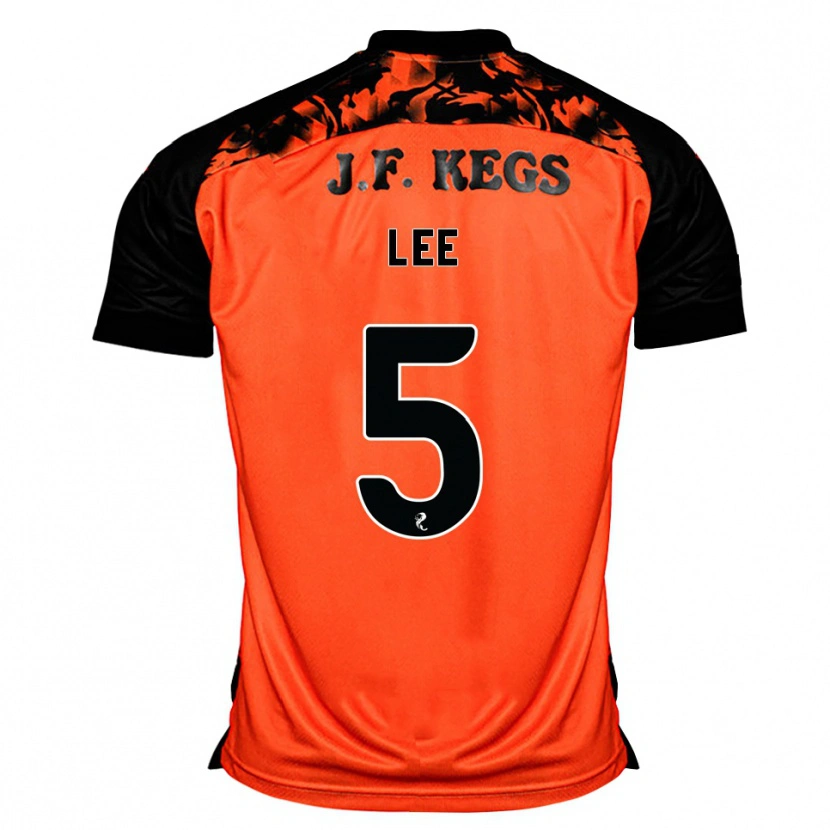 Danxen Dames Brodie Lee #5 Oranje Zwart Wit Thuisshirt Thuistenue 2026/27 T-Shirt België