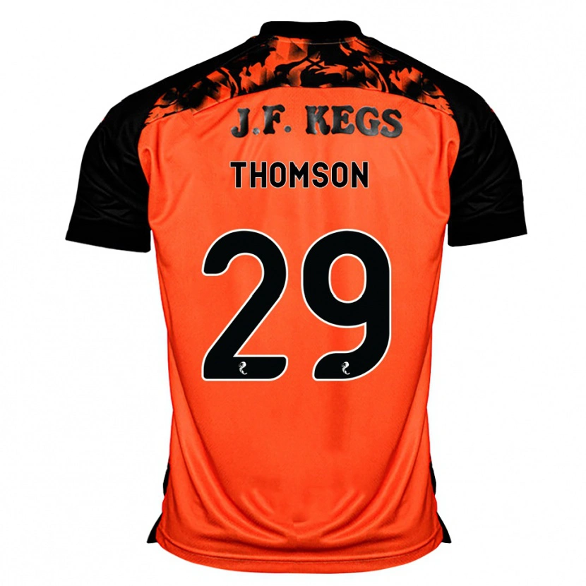 Danxen Dames Miller Thomson #29 Oranje Zwart Wit Thuisshirt Thuistenue 2026/27 T-Shirt België