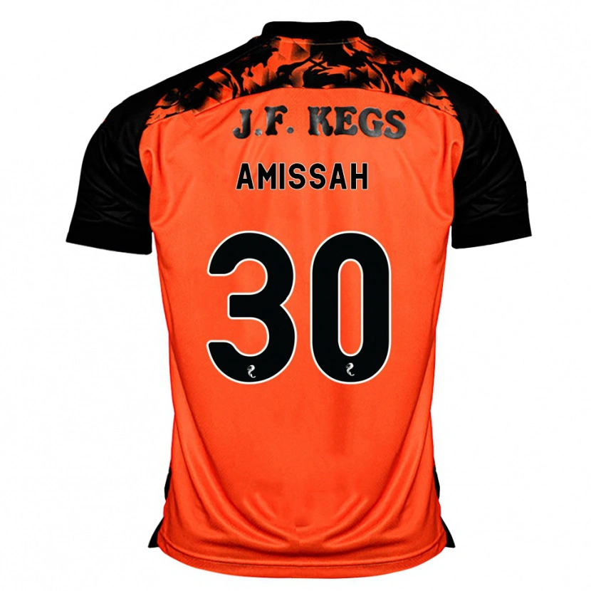 Danxen Dames Jordan Amissah #30 Oranje Zwart Wit Thuisshirt Thuistenue 2026/27 T-Shirt België