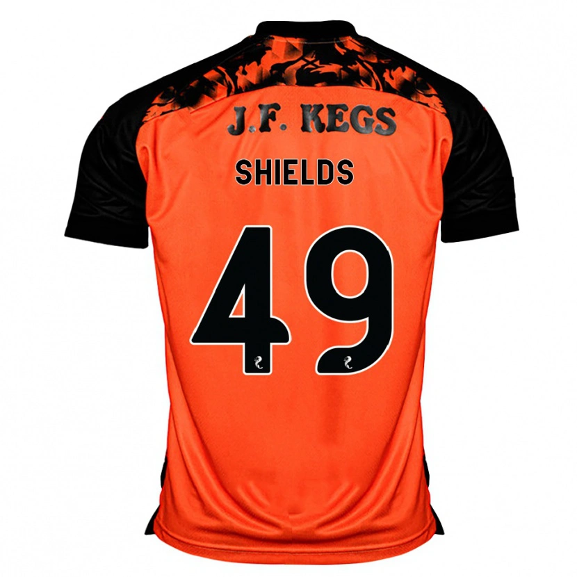Danxen Dames Conal Shields #49 Oranje Zwart Wit Thuisshirt Thuistenue 2026/27 T-Shirt België
