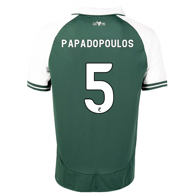 Danxen Dames Stacey Papadopoulos #5 Zeegroen Wit Thuisshirt Thuistenue 2026/27 T-Shirt België