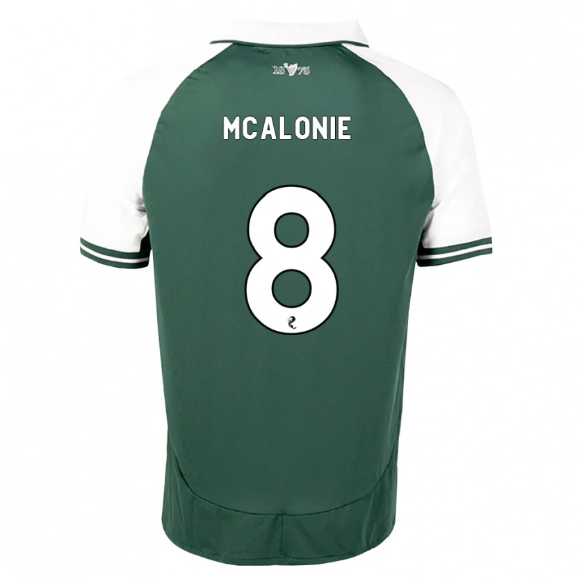 Danxen Dames Michaela Mcalonie #8 Zeegroen Wit Thuisshirt Thuistenue 2026/27 T-Shirt België