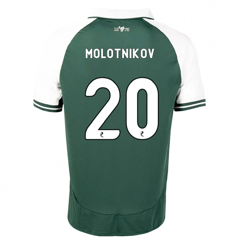 Danxen Dames Rudi Molotnikov #20 Zeegroen Wit Thuisshirt Thuistenue 2026/27 T-Shirt België