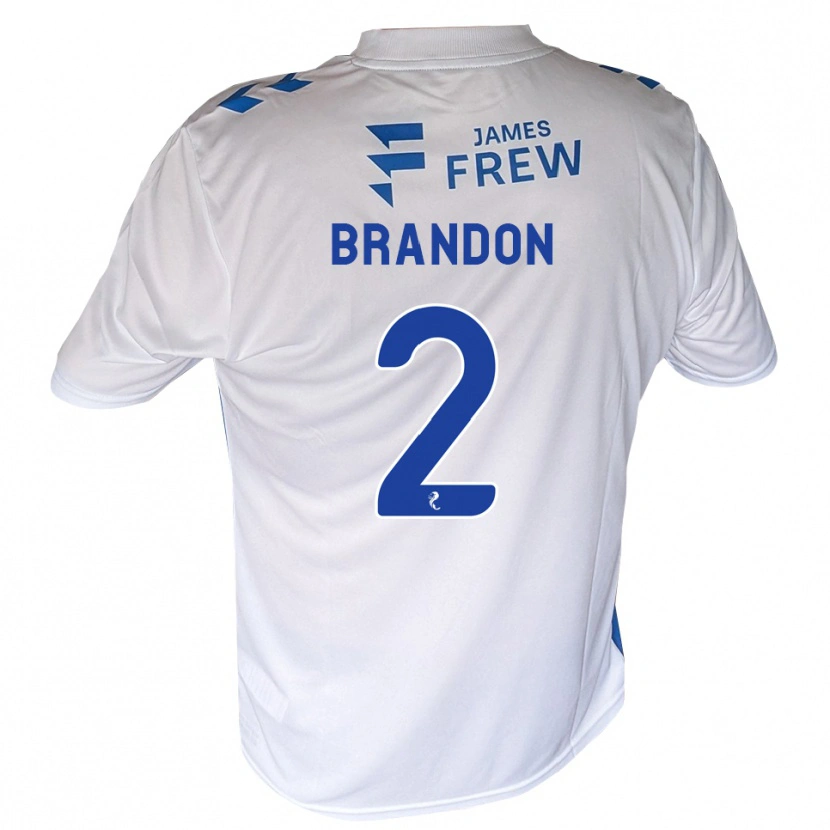 Danxen Dames Jamie Brandon #2 Koningsblauw Wit Thuisshirt Thuistenue 2026/27 T-Shirt België