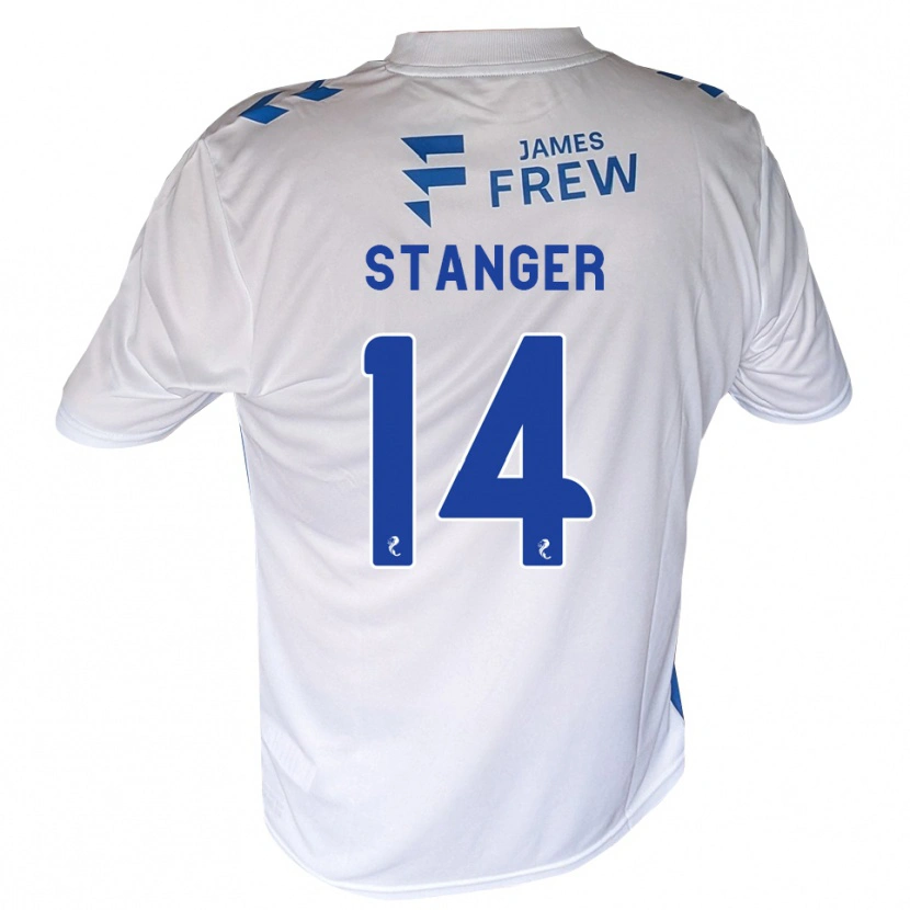 Danxen Dames George Stanger #14 Koningsblauw Wit Thuisshirt Thuistenue 2026/27 T-Shirt België