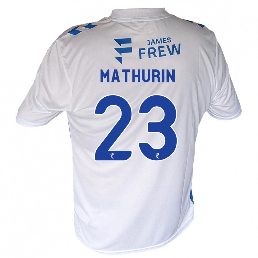 Danxen Dames Roshaun Mathurin #23 Koningsblauw Wit Thuisshirt Thuistenue 2026/27 T-Shirt België