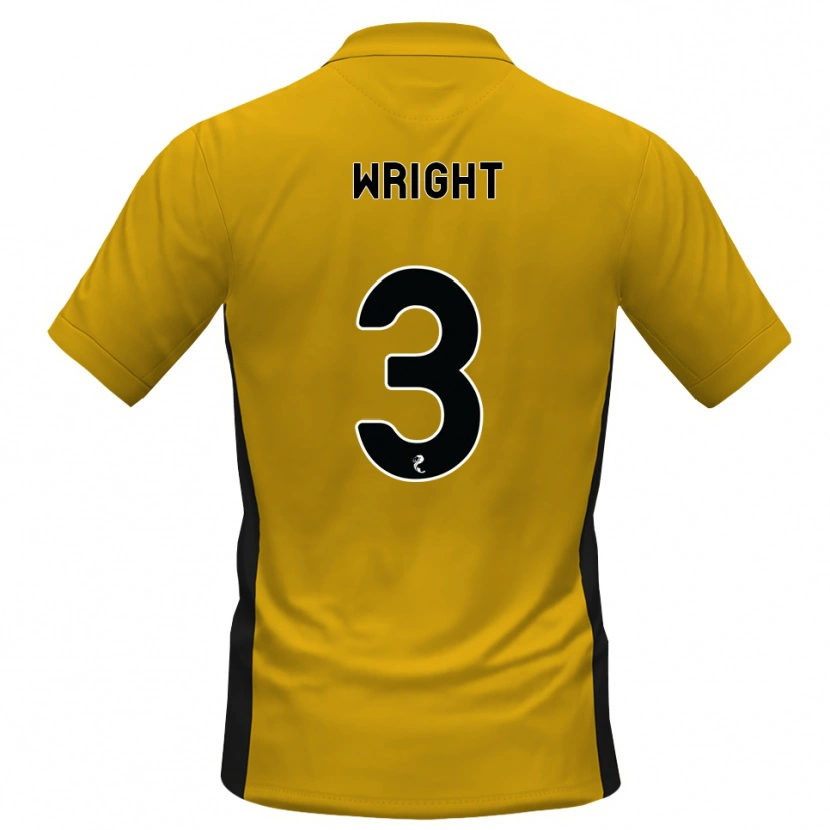 Danxen Dames Duncan Wright #3 Oranje Zwart Thuisshirt Thuistenue 2026/27 T-Shirt België