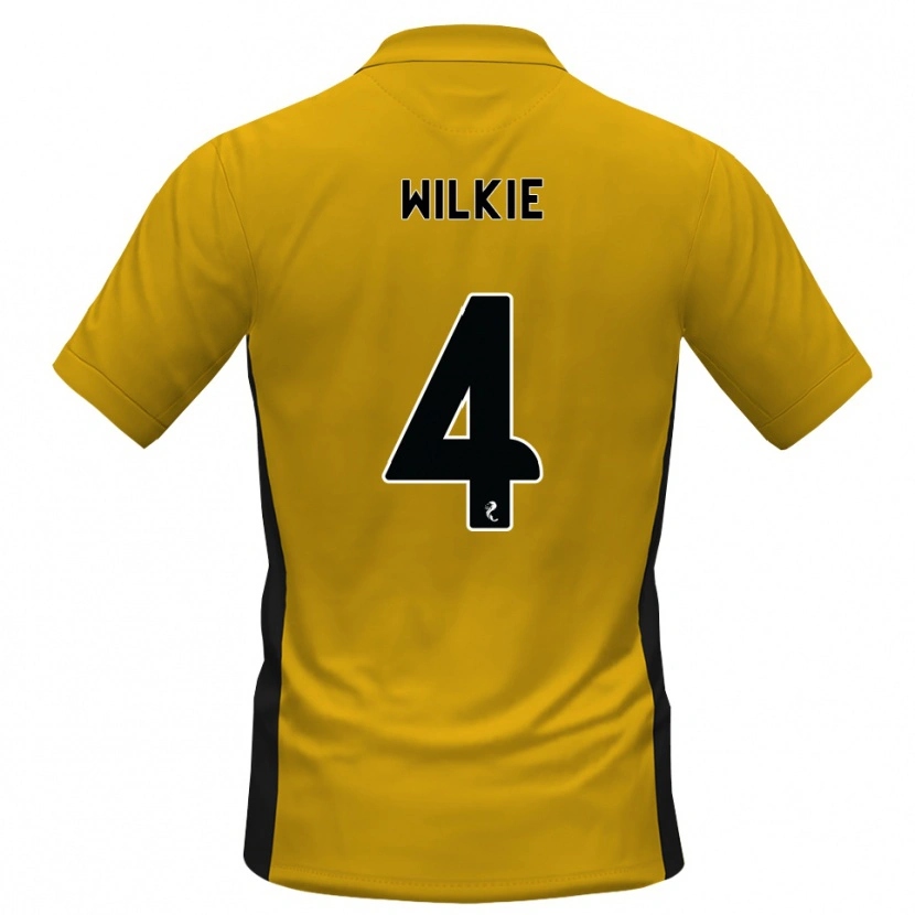 Danxen Dames Jack Wilkie #4 Oranje Zwart Thuisshirt Thuistenue 2026/27 T-Shirt België