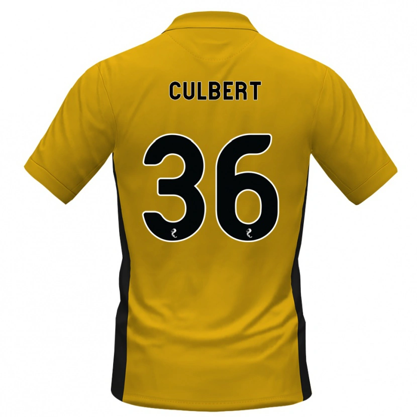 Danxen Dames Sam Culbert #36 Oranje Zwart Thuisshirt Thuistenue 2026/27 T-Shirt België