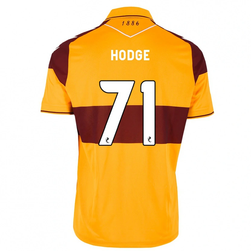 Danxen Dames Joe Hodge #71 Kastanjebruin Oranje Thuisshirt Thuistenue 2026/27 T-Shirt België