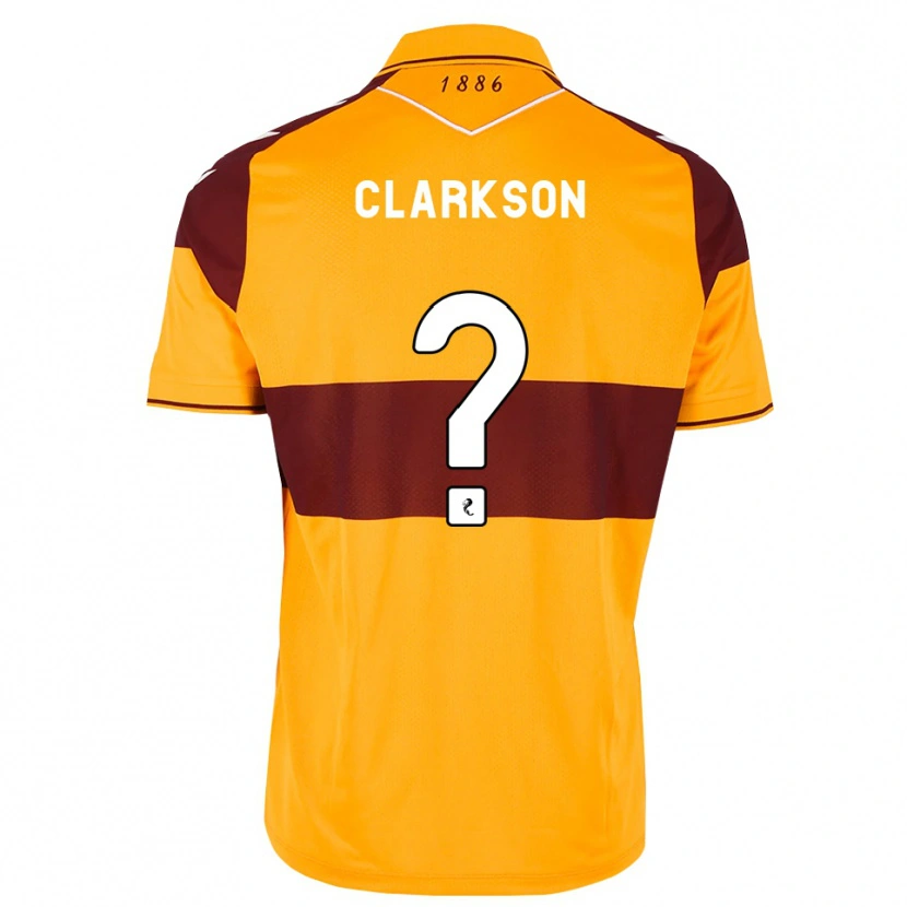 Danxen Dames Joshua Clarkson #0 Kastanjebruin Oranje Thuisshirt Thuistenue 2026/27 T-Shirt België