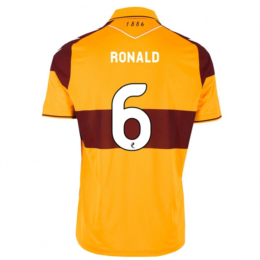 Danxen Dames Lucy Ronald #6 Kastanjebruin Oranje Thuisshirt Thuistenue 2026/27 T-Shirt België