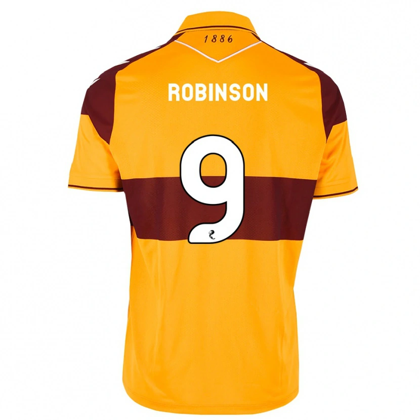 Danxen Dames Zach Robinson #9 Kastanjebruin Oranje Thuisshirt Thuistenue 2026/27 T-Shirt België