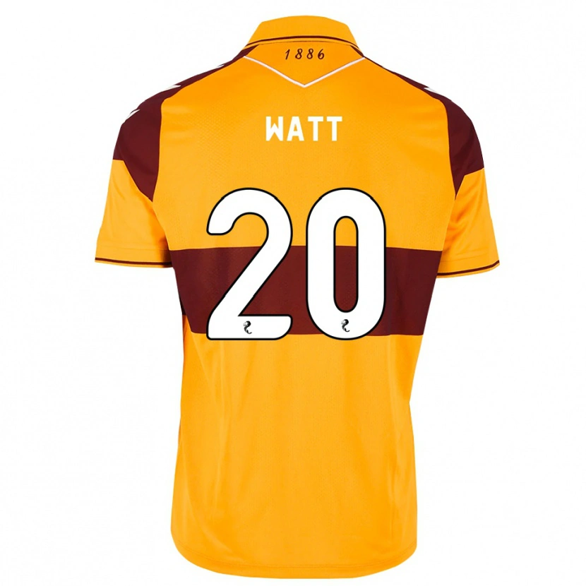Danxen Dames Elliot Watt #20 Kastanjebruin Oranje Thuisshirt Thuistenue 2026/27 T-Shirt België