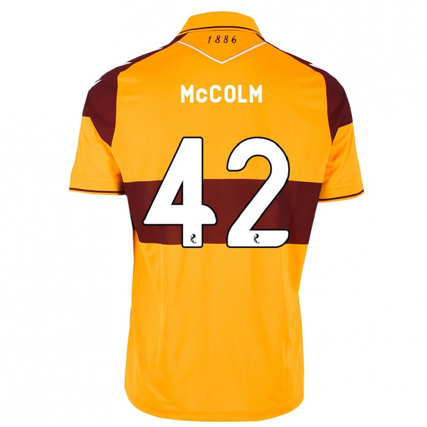 Danxen Dames Rocco Mccolm #42 Kastanjebruin Oranje Thuisshirt Thuistenue 2026/27 T-Shirt België