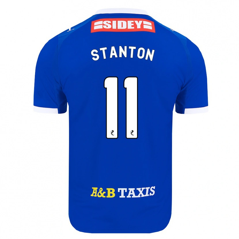 Danxen Dames Sam Stanton #11 Blauw Rood Geel Thuisshirt Thuistenue 2026/27 T-Shirt België