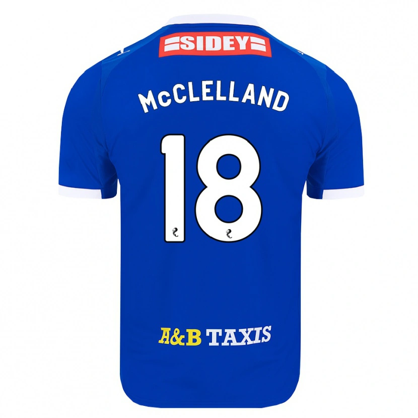 Danxen Dames Sam Mcclelland #18 Blauw Rood Geel Thuisshirt Thuistenue 2026/27 T-Shirt België