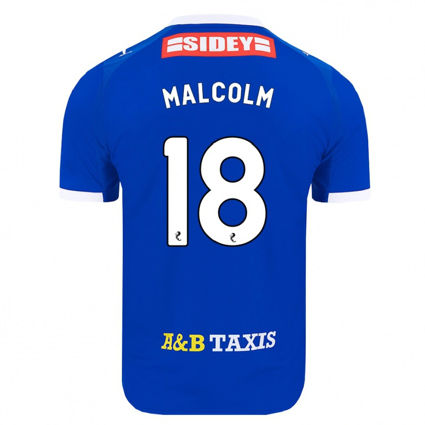 Danxen Dames Jodie Malcolm #18 Blauw Rood Geel Thuisshirt Thuistenue 2026/27 T-Shirt België