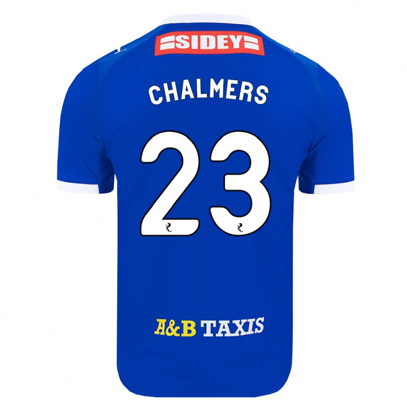 Danxen Dames Logan Chalmers #23 Blauw Rood Geel Thuisshirt Thuistenue 2026/27 T-Shirt België