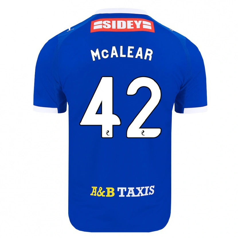 Danxen Dames Reece Mcalear #42 Blauw Rood Geel Thuisshirt Thuistenue 2026/27 T-Shirt België