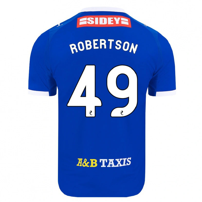 Danxen Dames Jack Robertson #49 Blauw Rood Geel Thuisshirt Thuistenue 2026/27 T-Shirt België