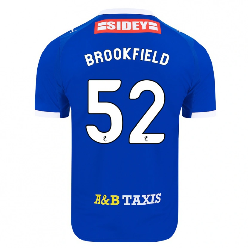 Danxen Dames Arran Brookfield #52 Blauw Rood Geel Thuisshirt Thuistenue 2026/27 T-Shirt België