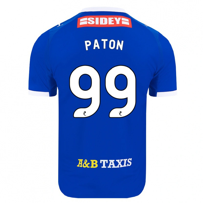 Danxen Dames Ruari Paton #99 Blauw Rood Geel Thuisshirt Thuistenue 2026/27 T-Shirt België
