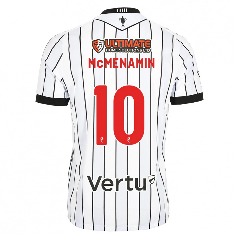 Danxen Dames Conor Mcmenamin #10 Wit Zwart Rood Thuisshirt Thuistenue 2026/27 T-Shirt België