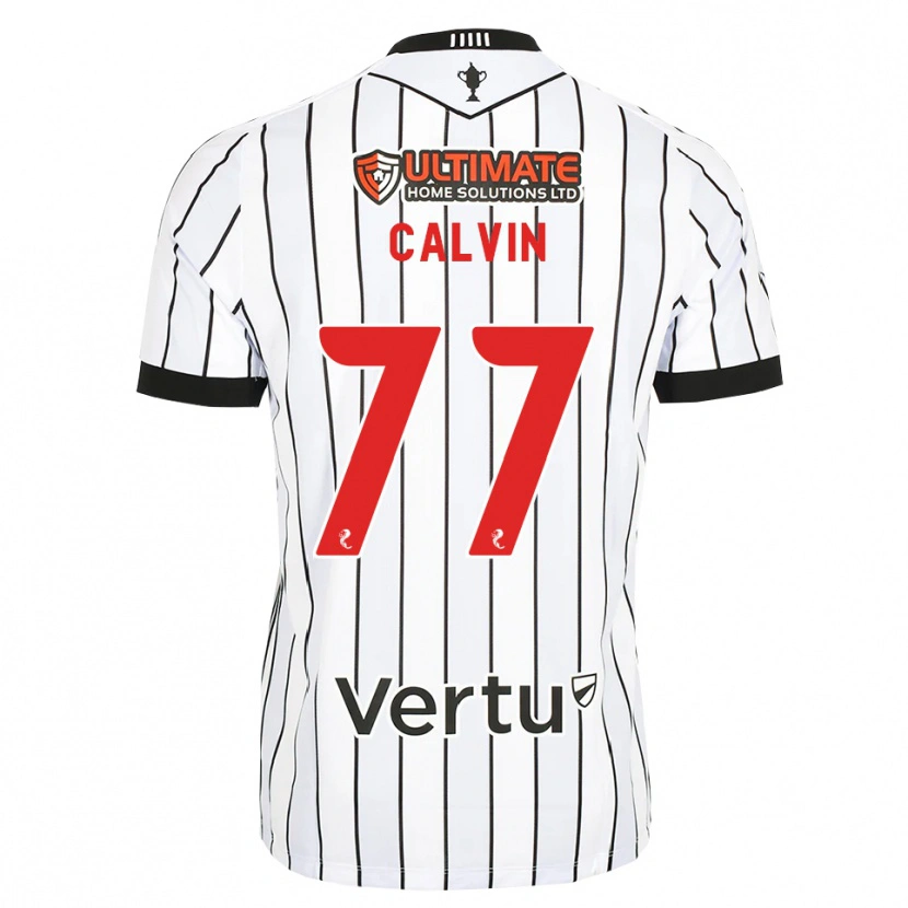 Danxen Dames Jalmaro Calvin #77 Wit Zwart Rood Thuisshirt Thuistenue 2026/27 T-Shirt België