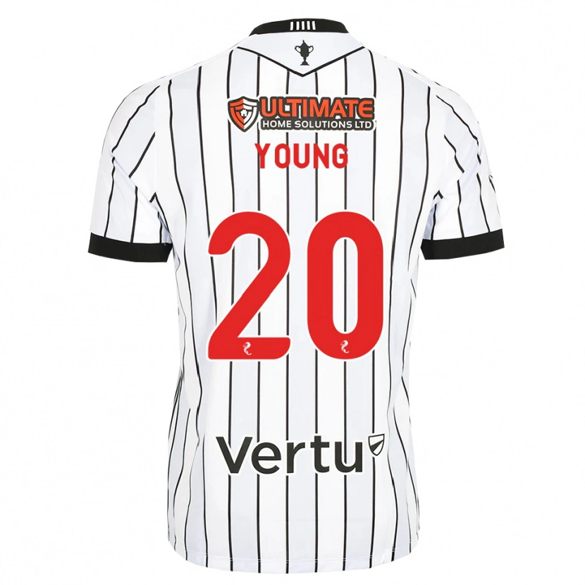 Danxen Dames Jake Young #20 Wit Zwart Rood Thuisshirt Thuistenue 2026/27 T-Shirt België