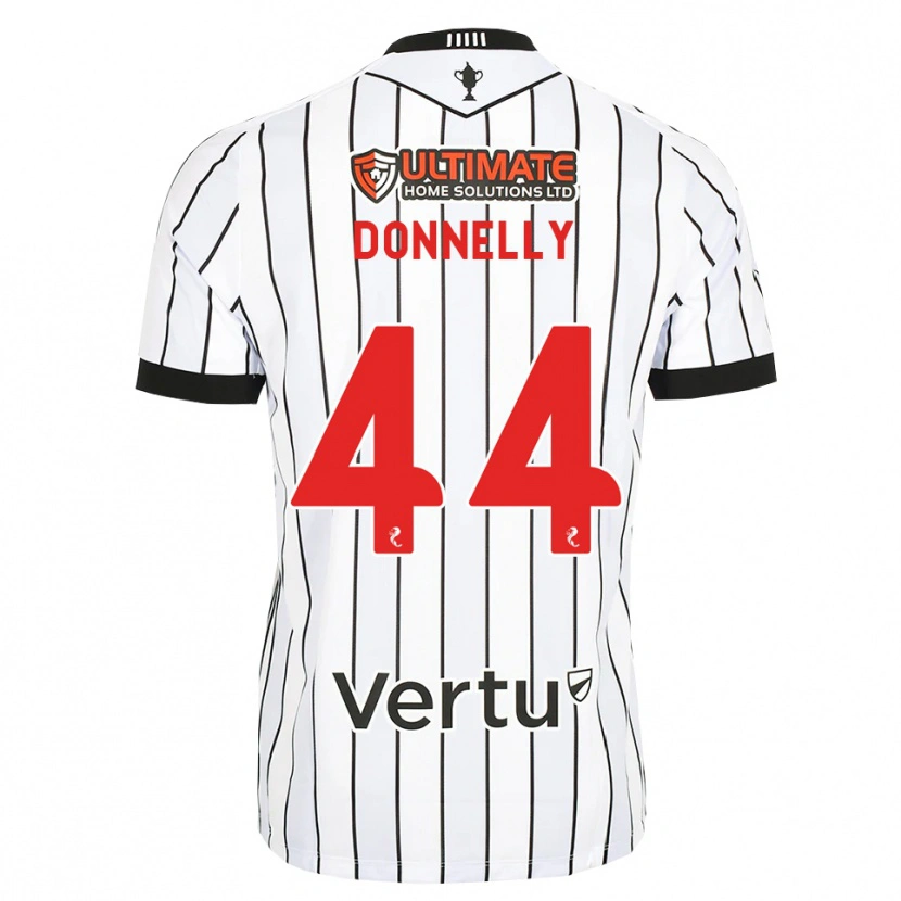 Danxen Dames Liam Donnelly #44 Wit Zwart Rood Thuisshirt Thuistenue 2026/27 T-Shirt België