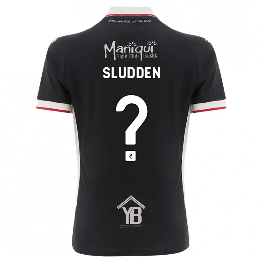 Danxen Dames Erin Sludden #0 Zwart Wit Rood Thuisshirt Thuistenue 2026/27 T-Shirt België