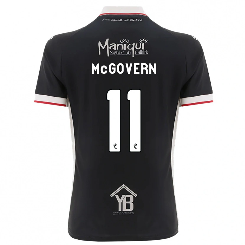 Danxen Dames Paul Mcgovern #11 Zwart Wit Rood Thuisshirt Thuistenue 2026/27 T-Shirt België