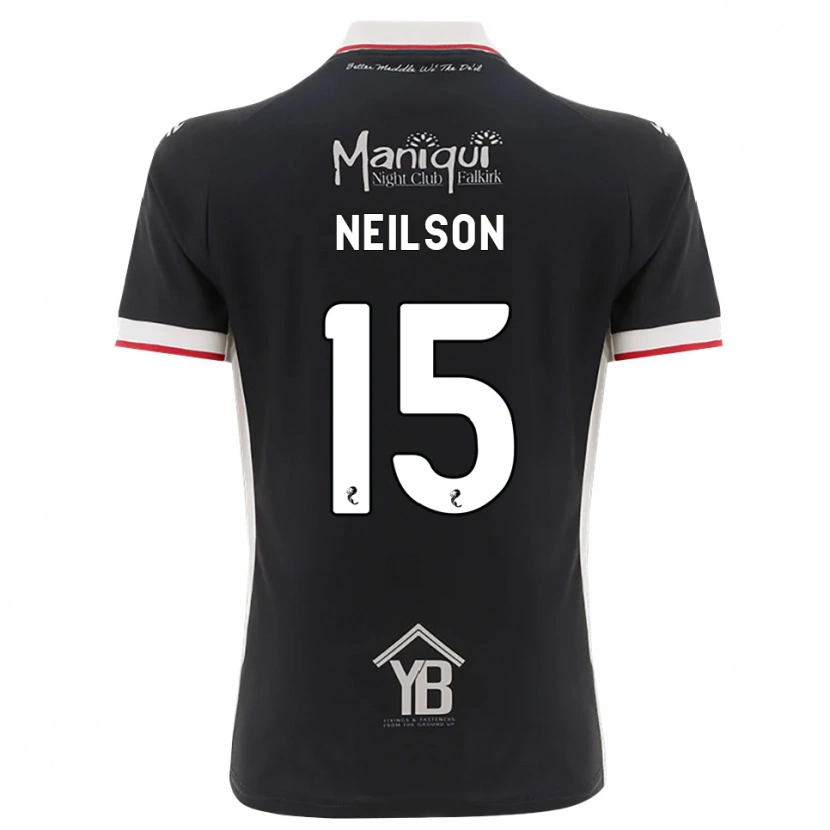 Danxen Dames Lewis Neilson #15 Zwart Wit Rood Thuisshirt Thuistenue 2026/27 T-Shirt België