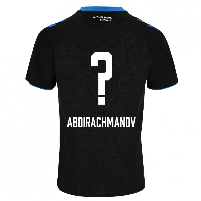 Danxen Dames Islom Abdirachmanov #0 Zwart Wit Rood Thuisshirt Thuistenue 2026/27 T-Shirt België