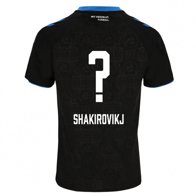 Danxen Dames Diin Shakirovikj #0 Zwart Wit Rood Thuisshirt Thuistenue 2026/27 T-Shirt België