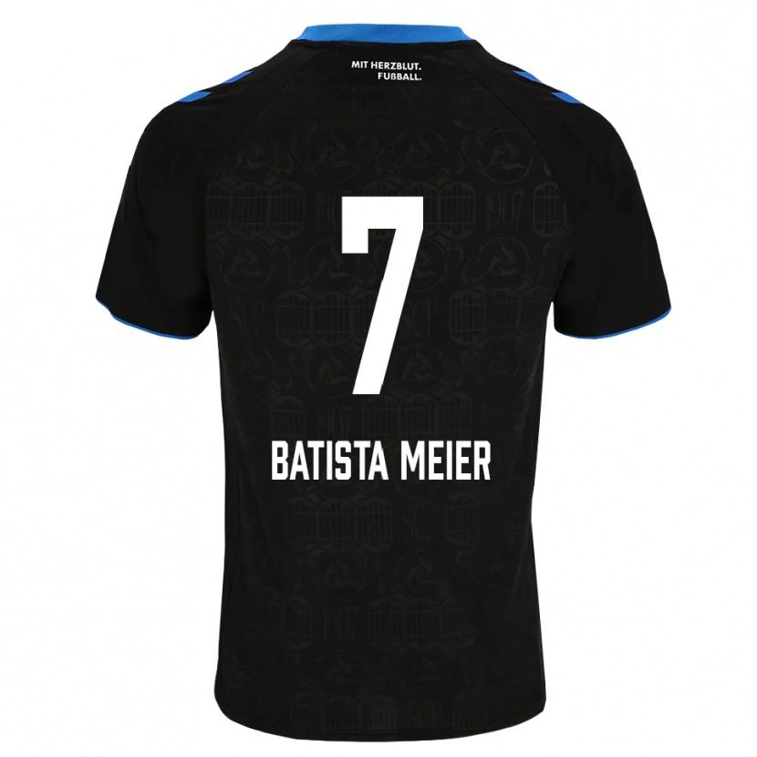 Danxen Dames Oliver Batista Meier #7 Zwart Wit Rood Thuisshirt Thuistenue 2026/27 T-Shirt België