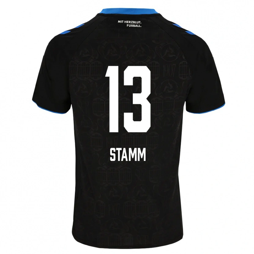 Danxen Dames David Stamm #13 Zwart Wit Rood Thuisshirt Thuistenue 2026/27 T-Shirt België