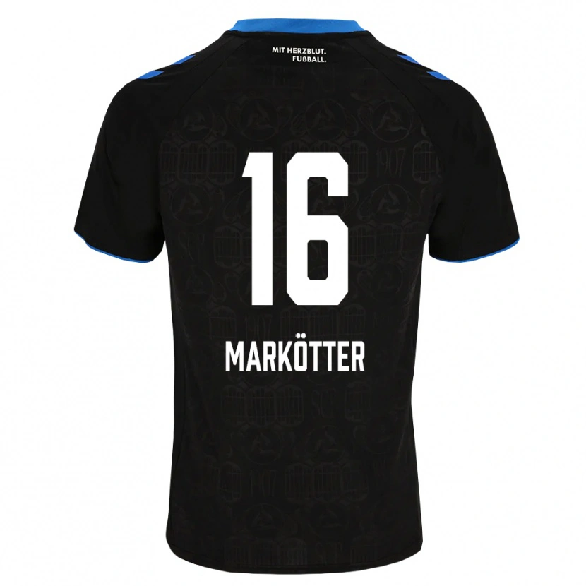 Danxen Dames Jonah Markötter #16 Zwart Wit Rood Thuisshirt Thuistenue 2026/27 T-Shirt België
