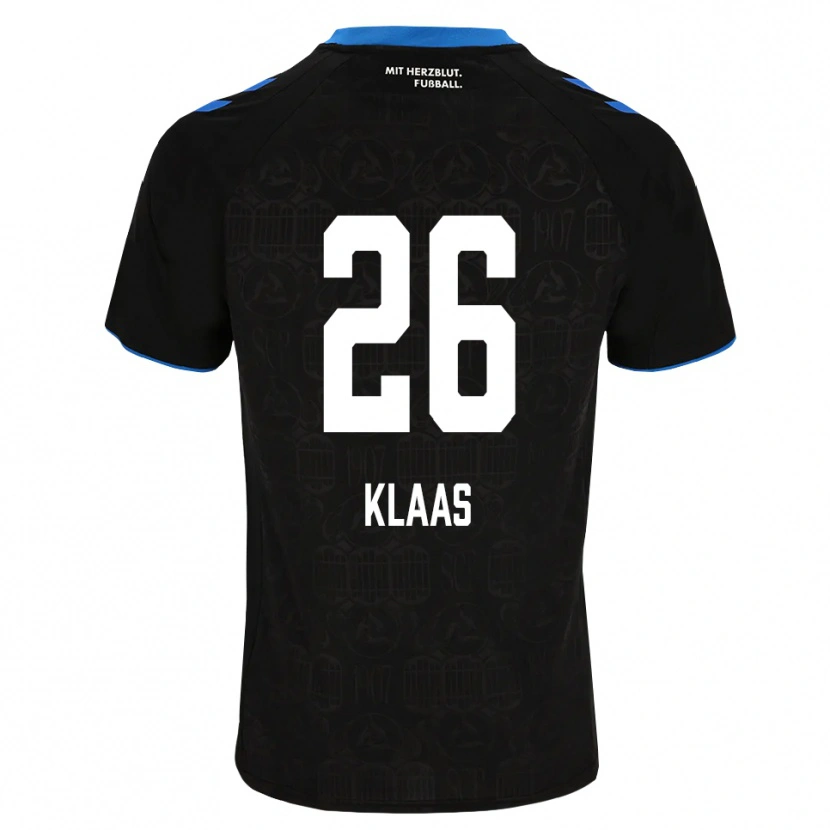 Danxen Dames Sebastian Klaas #26 Zwart Wit Rood Thuisshirt Thuistenue 2026/27 T-Shirt België