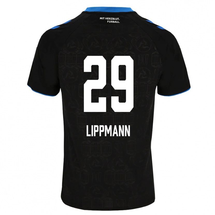 Danxen Dames Clemens Lippmann #29 Zwart Wit Rood Thuisshirt Thuistenue 2026/27 T-Shirt België