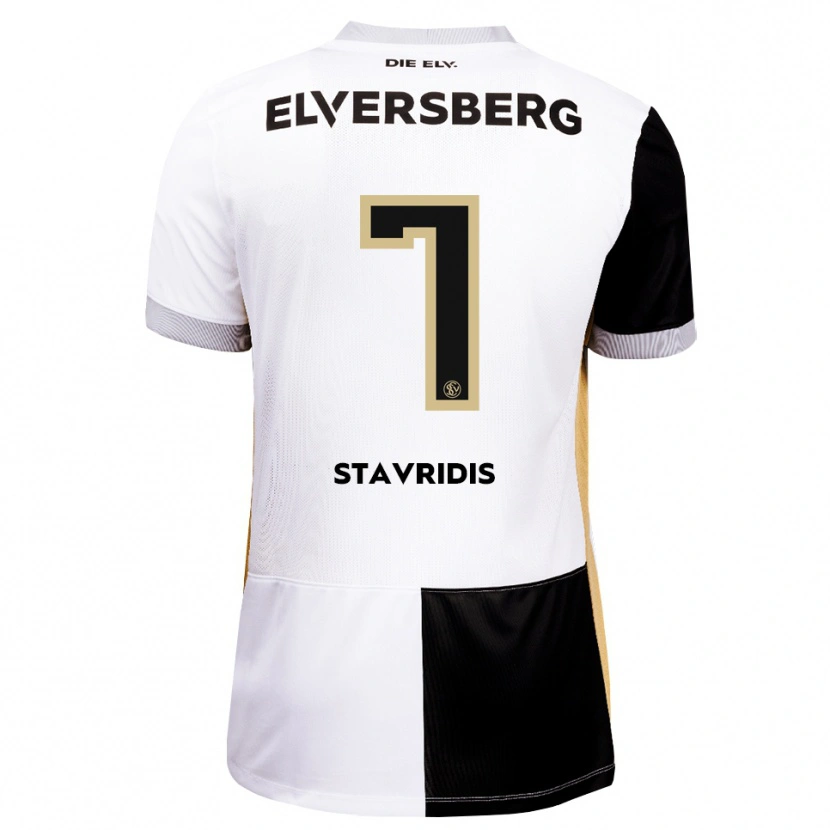 Danxen Dames Angelos Stavridis #7 Zwart Wit Bruin Thuisshirt Thuistenue 2026/27 T-Shirt België