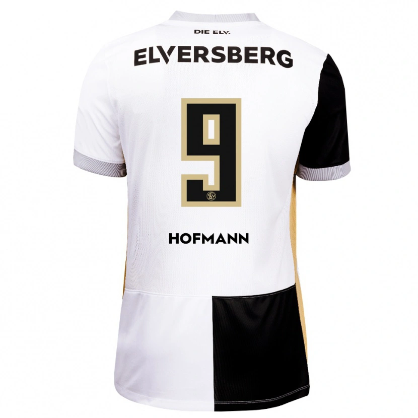 Danxen Dames Danny Hofmann #9 Zwart Wit Bruin Thuisshirt Thuistenue 2026/27 T-Shirt België