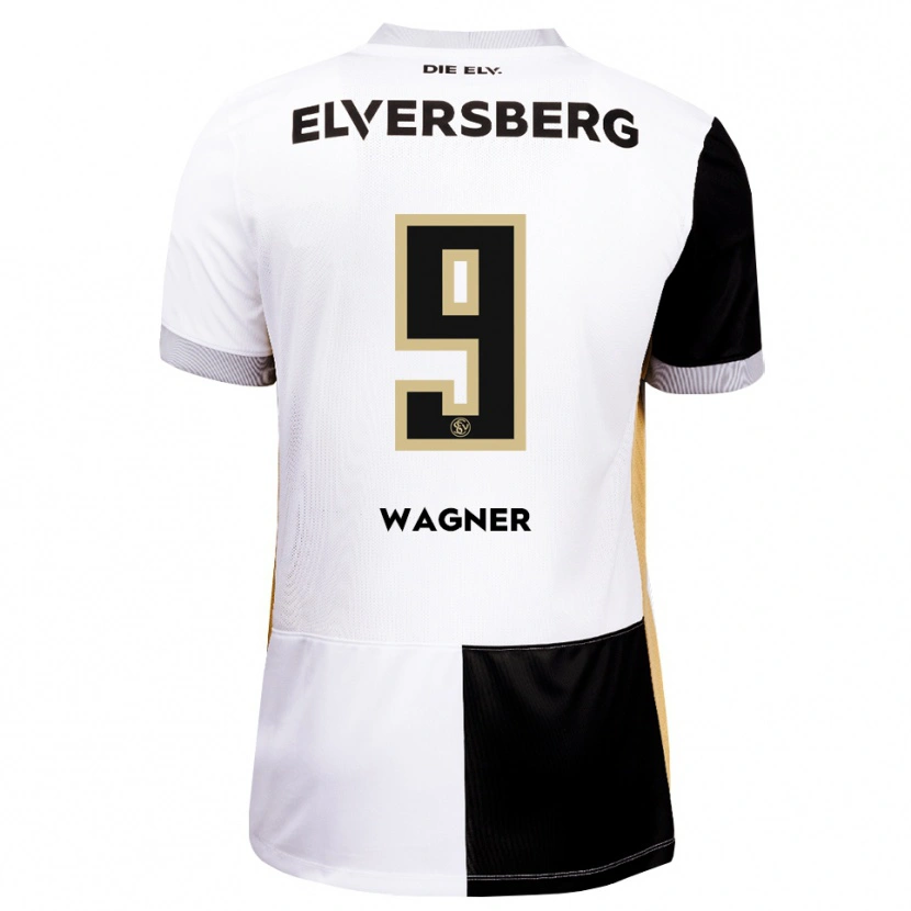 Danxen Dames Anna Wagner #9 Zwart Wit Bruin Thuisshirt Thuistenue 2026/27 T-Shirt België