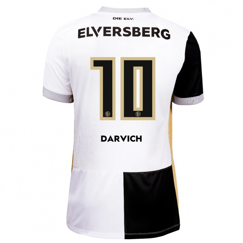 Danxen Dames Noah Darvich #10 Zwart Wit Bruin Thuisshirt Thuistenue 2026/27 T-Shirt België
