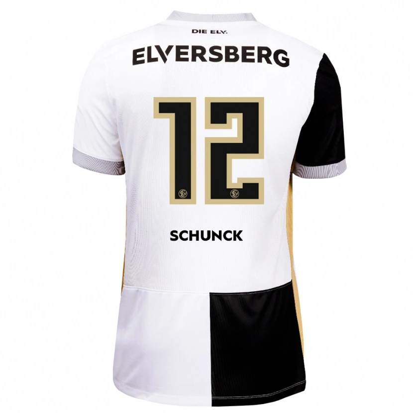 Danxen Dames Jan Schunck #12 Zwart Wit Bruin Thuisshirt Thuistenue 2026/27 T-Shirt België