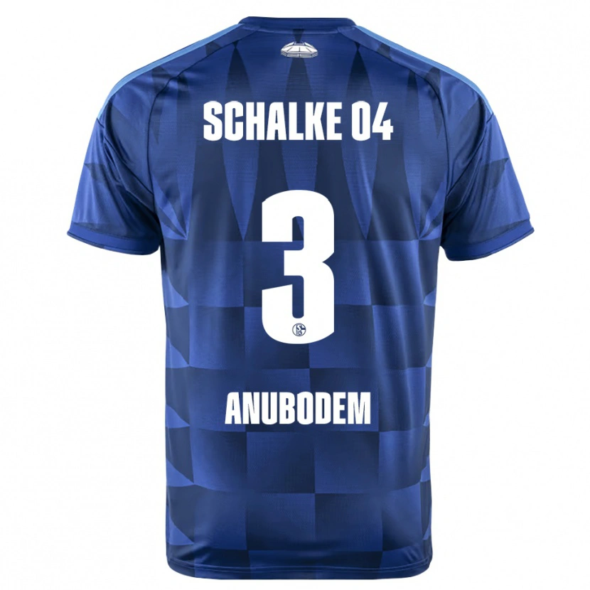 Danxen Dames Ngufor Anubodem #3 Donkerblauw Geel Wit Thuisshirt Thuistenue 2026/27 T-Shirt België